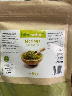 Imagen del producto Moringa en polvo de la marca Bibonatur
