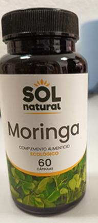 Imagen del producto Moringa en cápsulas de la marca Solnatural